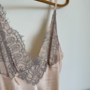 Silk & Lace Chemise Nightgown